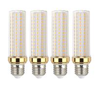 Philips E27 LED 20W Natural White 4000K, 2000LM, 88 LEDs, Equivalent to 150W Halogen Bulbs, AC 230V, Screw LED Corn Bulbs for Floor & Ceiling Lamps, Pack of 4