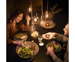 Philips E27 LED bulb rustic ST64 3.1W 1800K gold