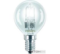 Philips 28 W Halogen EcoClassic E14 230V P45 Golf Ball - Pack of 2 Bulbs