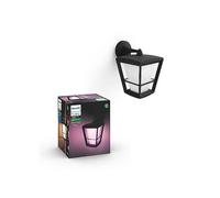 Philips Hue Econic White and Colour Ambiance LED Smart Garden Wall Light [Down Lantern], Works with Alexa, Google Assistant and Apple Homekit