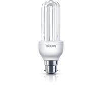 Philips Economy Compact Stick Light Bulb (B22 Bayonet Cap), 18 W - Fluorescent