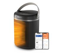 Philips Electric Heater 3000 Series, 2000W, 45° Oscillation, Connected | Up to 50% energy savings - EcoAI electric heater, quiet 24 dB, 5 safety features for cosy rooms (CX3120/01)