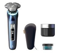 Philips Electric Shaver Series i9000 Prestige, Wet & Dry with Dual Precision Blades & Motion Control Sensor, Mystic Blue, XP9201/20