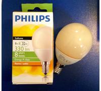 Philips Energy Softone Flame, Terracotta Sparlampe in drop shape E14 7W = 27W [EEK: G]
