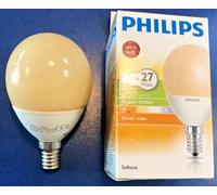 Philips Energy Softone Flame, Terracotta Sparlampe in drop shape E14 7W = 27W [EEK: G]