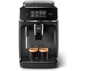 Philips EP2220 / 10 Super Automated Cafeteria, Acero Inoxidable, Negro Mate