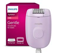 Philips Epilator Series 2000, Corded Epilator for Body and Sensitive Areas, Epilate and Shave, Hair Removal Device for Women, Model BRE237/00
