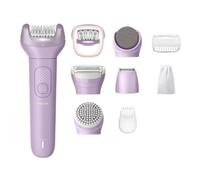 Philips Epilator Series 9000 - Cordless Wet and Dry Electric Epilator, Hair Removal for Legs, Body and Bikini, with ProGuide, 9 Accessories Including Pedicure Head, 60 min. Runtime, Model BRE728/00
