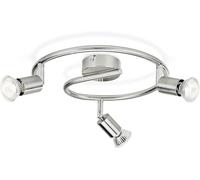 Philips Limbali Gu10 3 Element Indoor Spotlight Silver