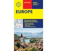 Philip's Europe Road Map: with high speed rail - Philip's Maps Book