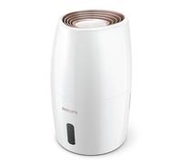 Philips Evaporative Humidifier 2000 Series, NanoCloud Hygienic Humidification, 99,97% less bacteria, 200ml/h, 2L Water Reservoir, Ultra Quiet (33dB),3 Speeds, Auto&Sleep Mode, Timer, White (HU2716/10)