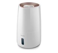 Philips Evaporative Humidifier 3000 Series, NanoCloud Tech, 99.97% Less Bacteria, 300ml/h, 3 Speeds, Sleep Mode, Ultra-Quiet (33dB), Humidity Sensor, Timer, 3L Tank, Covers 45m², White (HU3916/10)