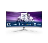 Philips Evnia 34" 34M2C8600 3440x1440 QD-OLED 175Hz 0.1ms A-Sync HDR400 TrueBlack Curved Ultrawide Gaming Monitor