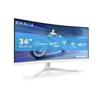 Philips 34M2C5501A/00 computer monitor 86.4 cm (34") 3440 x 1440 pixels Wide Quad HD LCD White
