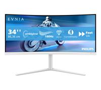Philips Evnia 5000 34M2C5501A/00 computer monitor 86.4 cm (34") 3440 x 1440 pixels Wide Quad HD LCD White