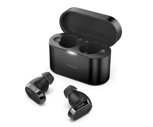 Philips Fidelio T2 Noise Cancelling True Wireless In-Ear Bluetooth Headphones - Superior Call Quality, Voice Assistant Compatible with up to 40 Hours Music Play Time - Black