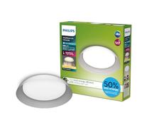 PHILIPS Fleta UltraEfficient Ceiling, SceneSwitch, Teak, 10W, 1850Lm, 2700K, IP20
