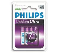 Philips FR03LB4A Lithium Ultra Battery Lasts 7 x Longer than Alkaline