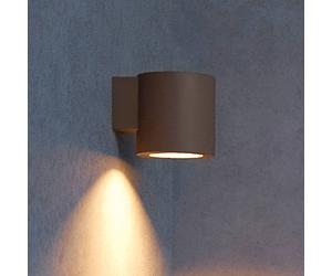 Philips Fylx outdoor wall light, brown, metal, IP44, GU10