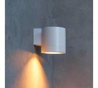 Philips Fylx outdoor wall light, white, metal, IP44, GU10
