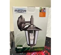Philips Galveston Outdoor Down Wall Lantern stainless steel