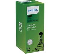 Philips H11 12V 55W PGJ19-2 Longlife EcoVision 1pc.