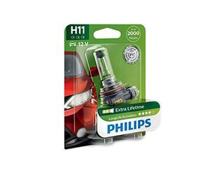 Philips H11 LongLife EcoVision car headlight bulb 12V 55W 4 x Life, single blister