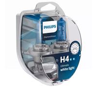 PHILIPS H4 Diamond Vision Car Headlight Bulbs White light 12V 12342DVS2