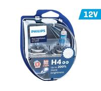 Racing Vision GT200 P43t-38 PH-12342RGTS2 12V 60/55W Headlight PHILIPS H4