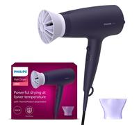 Philips Hair Dryer 3000 Series, ThermoProtect Attachment, with Nozzle, 2100W, Model BHD340/13