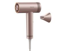 Philips Hair Dryer 8000 Series, with ThermoShield Advanced, Ionic, Brushless DC Motor, Scalp Care, 1400W, Rose Champagne, Model BHD837/03