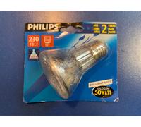 Philips Halogen Bulb Brilliant Spot 50W E27 Lamp 230V 2,000h Dimmable [EEK: G]