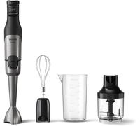 Philips Hand Blender 5000 Series 1200W ProMix, Chopper, Whisk, Beaker - Black UK