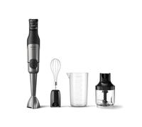 Philips Hand Blender 5000 Series 1200W ProMix, Chopper, Whisk, Beaker - Black
