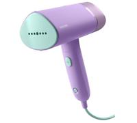 Philips 3000 Series Handheld Steamer - 1000W, 20 g/min Steam, Detachable 100ml Water Tank, Plastic Plate, Storage Pouch Included, 630 g Light Weight, Purple (STH3010/30)