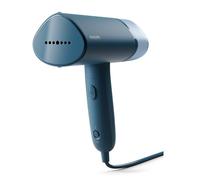 Philips 3000 Series Handheld Garment Steamer - Ready to use in seconds; Fast 20 g/min Steam; Best Travel Companion; 100 ml Tank - Storage Pouch - Blue - STH3000/26
