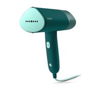 Philips 3000 Series Handheld Steamer - 1000W, 20 g/min Steam, Detachable 120ml Water Tank, Metal Soleplate, Heated Plate, Storage Pouch Included, 650 g Light Weight, Dark Green (STH3020/70)