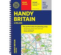 Philip's Handy Atlas Britain: Spiral A5 - Philip's Maps Book