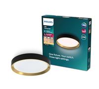 PHILIPS Hanno Ceiling SceneSwitch, Round, 24W, 2700Lm, 2700K, Black, IP20