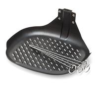 Philips HD9941/00 Grill Kit for Aifryer (Grill Pan and Skewers), Black/Stainless Steel