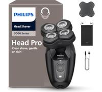 Philips Head Shaver Pro 5000 Series - Skull Shaver for Men and Women, 360° Flexing Head & ComfortCut Blades for Clean Shave, Gentle on Skin, Model HS5980/15