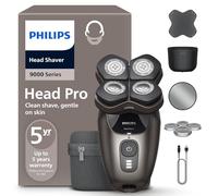 Philips Head Shaver Pro 9000 Series - Skull Shaver for Men and Women, 360° Flexing Head & ComfortCut Blades for Clean Shave, Gentle on Skin, Model HS9980/15