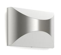 Philips Herb Fixed Stainless Steel Effect Mains-Powered Led Outdoor Wall Light 600Lm