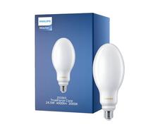 Philips HID Replacement / 24.5w (70w Son & 125w HPL Equiv.) / 4000lm / 3000k / Non-Dimmable / E27 (ES - Edison Screw) / ElectroMagnetic or Mains Install