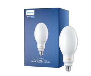 Philips HID Replacement / 24.5w (70w Son & 125w HPL Equiv.) / 4000lm / 3000k / Non-Dimmable / E27 (ES - Edison Screw) / ElectroMagnetic or Mains Install