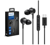 Philips Hifi In-Ear Headphones In-Ear Volume Control And Microphone- Black