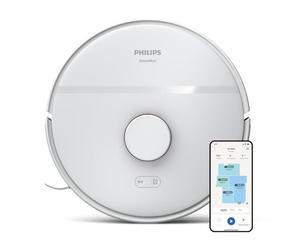 PHILIPS HomeRun 2000 Robot Vacuum and Mop, 2700 Pa, Laser Navigation, White
