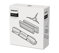 Philips HomeRun Vacuum and Mop Robots 3000 Original Replacement kit. 2 EPA11 Filters, 1 Main brush & 1 Side brush. For: XU3100/01, XU3110/02, XU3000/01, XU3000/02. (XV1433/00)