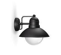 Philips myGarden Hoverfly Vintage Wall Lantern for Outdoor, Garden and Patio, [Black] Requires 1 x 60 W, 230 V Bulb