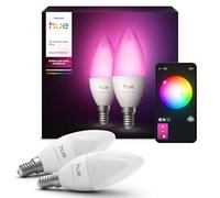 Philips Hue White and colour ambience Candle - E14 smart bulb - (2-pack)